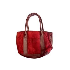 Shiseido Suede Shoulder Purge Bag